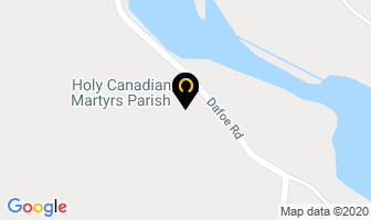 Holy Canadian Martyrs Parish in Combermere map
