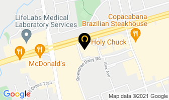 Holy Chuck in Vaughan map