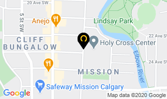 Holy Cross Surgical Services in Calgary map