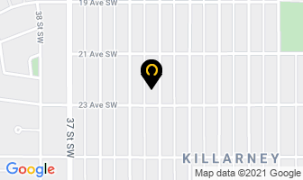Holy Name Church in Calgary map