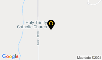 Holy Trinity Catholic Church in Spruce Grove map