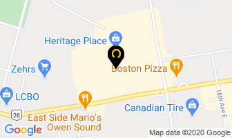 Home & Community Support Services-Sub Office in Owen Sound map