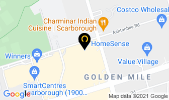 Homesense in Orillia map