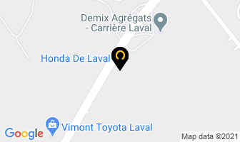 Honda De Laval in Beauharnois map