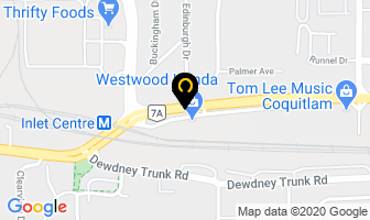 Honda Service Direct in Port Moody map