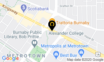 Honeyland Inc in Burnaby map