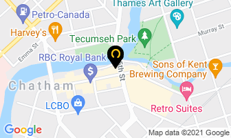 Hooper's Martial Arts in Chatham-Kent map