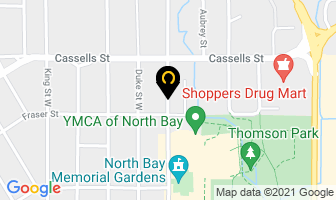Horizon Archaeology in North Bay map