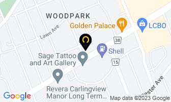 Horizons Dental Care in Ottawa map