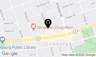 Horizons Thrift Shop in Cobourg map