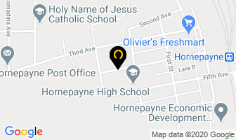Hornepayne High School - Algoma District School Board in Algoma District map