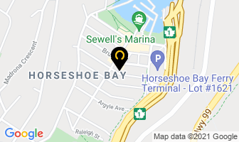Horseshoe Bay Motel in West Vancouver map