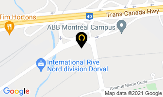 Hospira Canada in Brantford map