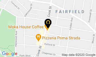 Hot House Pizza in Victoria map