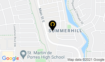 Hot Water Pools & Spa in Airdrie map