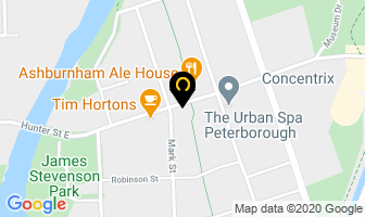 Hot Yoga Peterborough in Peterborough map
