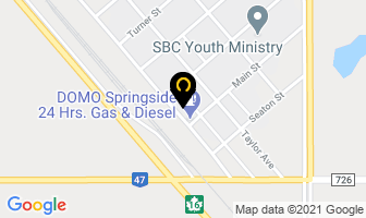 Hotel California in Springside map