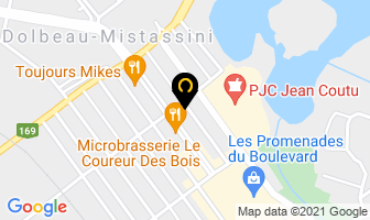 Hotel Du Boulevard in Dolbeau-Mistassini map