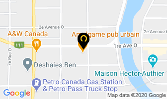 Hotel Econo One in Amos map