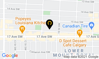 Hotel Elan in Calgary map