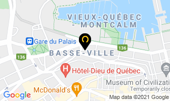 Hotel Le St-Paul in Ville de Québec map