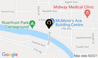 Hotel Midway in Midway map