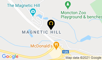 Hotel Moncton in New Richmond map