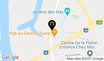 Hotels Hebert in Bécancour map