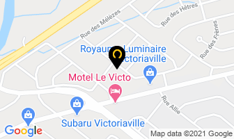 Houle Construction in Victoriaville map