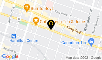 House Of Dance in Hamilton map