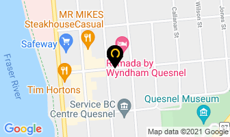 House Of Flys Canada in Quesnel map