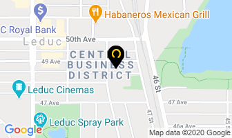 House Of Massage in Leduc map