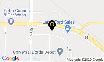 House Of Thunder in Camrose map