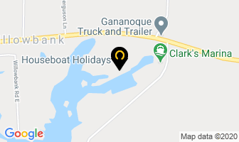 Houseboat Holidays Ltd in Gananoque map