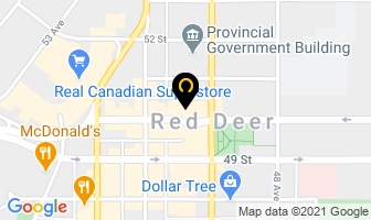 Housewarmings in Red Deer map