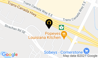 Houston Pizza in Medicine Hat map