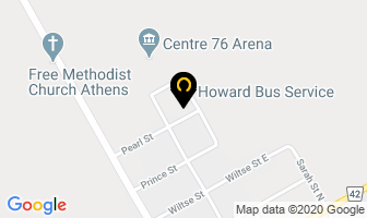 Howard Bus Service Ltd in Athens map