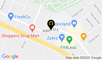Howard Johnson Hotel in Kitchener map