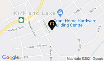 Howg L in Kirkland Lake map