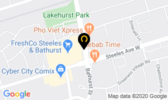 Howie Burger Bar in Thornhill map