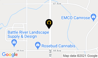 Hoyme Manufacturing Inc in Camrose map