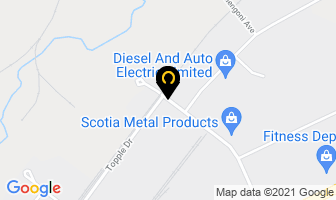 Hoyt's Specialty Services Division in Dartmouth map