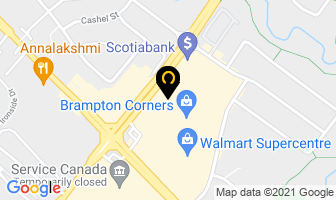 Hsbc Bank in Brampton map