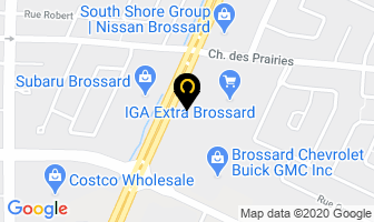 Hsbc Bank in Brossard map