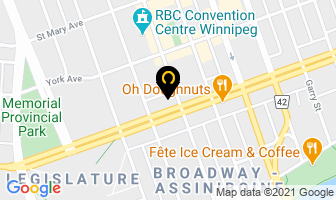 Hub Financial in Winnipeg map