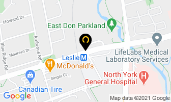 Hub Financial Inc in North York map