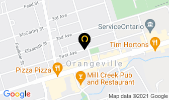 Huber & Heersche in Orangeville map