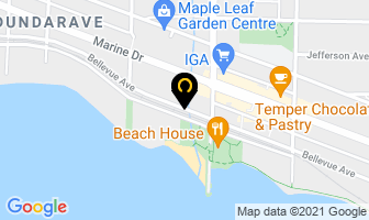 Hugh S Mccall in West Vancouver map