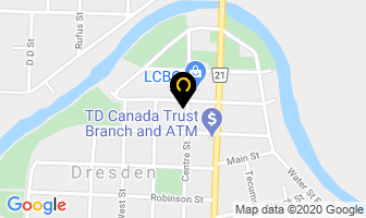 Hughson Automotive in Dundas map