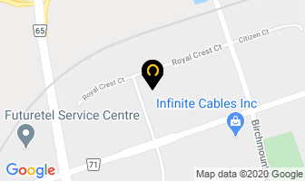 Hugo Connections Inc in Markham map
